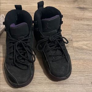 Jordan Kids Sneakers Black and Purple